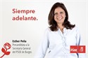 Esther Pea presenta su precandidatura a la Secretara General del PSOE de Burgos